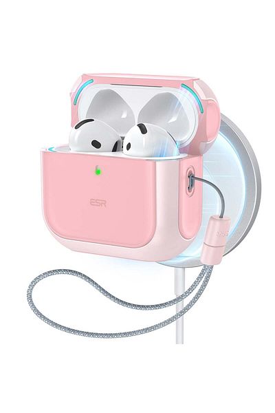ESR Cover for Apple AirPods 4 - ESR Orbit Hybrid HaloLock - Pink