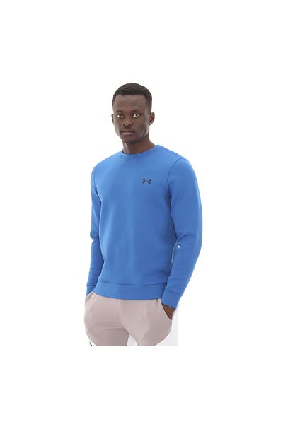 Under Armour A1389351-432-432 Under Armour Ua Unstoppable Flc Crew Eu Hanorac pentru bărbați, albastru