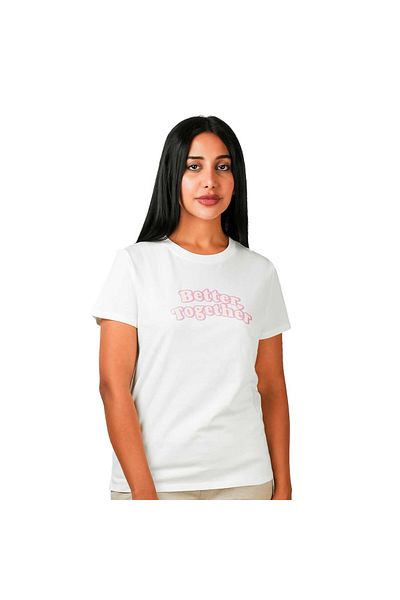 Giordano Women's Comfort Print Cotton Jersey Short Sleeve Tee