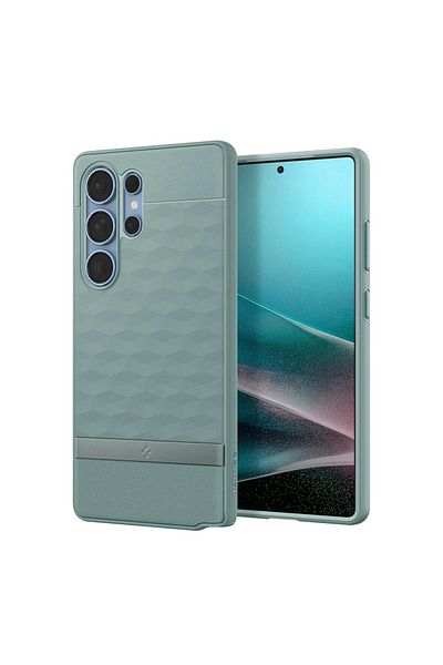 Spigen Husă pentru Samsung Galaxy S25 Ultra - Spigen Caseology Parallax MagSafe - Verde Salvie
