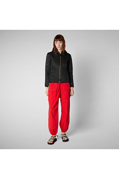 SAVE THE DUCK Kadın Kapüşonlu Mont Siyah - Melody