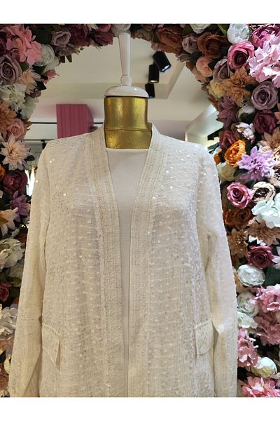FUAT GÜRSEN Fuat Gürşen Women's Ecru Double Suit
