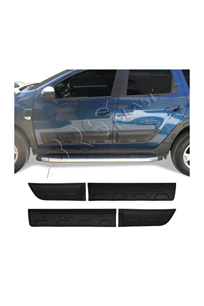 BRSPLAST Dacia Duster Uyumlu 2018-2024 Üzeri Damalı Kapı Dodik Set 4 Parça