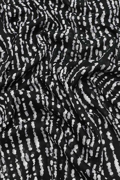 FİVESCARF Black Relax Dot Shawl