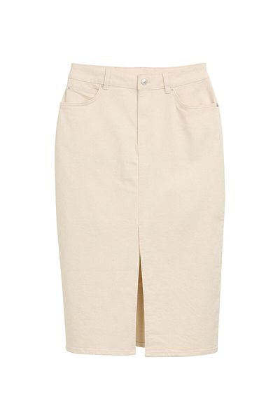 Tom Tailor Denim Fustă din denim pentru femei Tom Tailor Denim 1045506 Bej