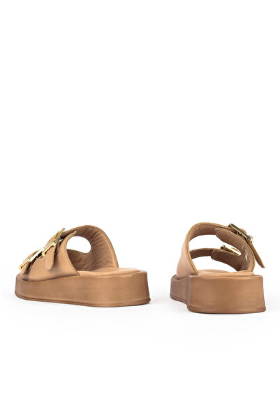 Ziya Жіночі тапочки з натуральної шкіри 1511032Z5009 Nude