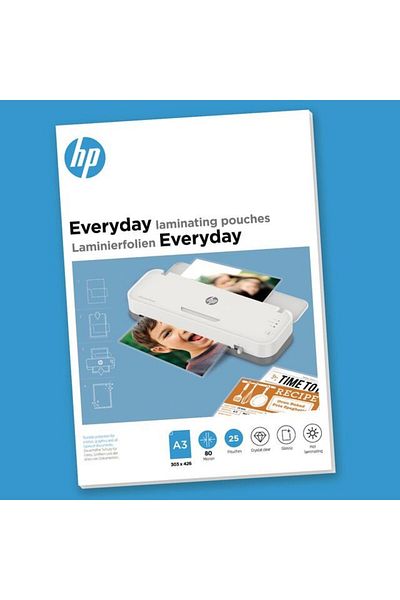 HP Everyday laminating foil, A3, 80 microns, HP