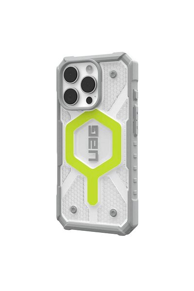 UAG Case for iPhone 16 Pro - UAG Pathfinder Clear Magsafe - Active Neon
