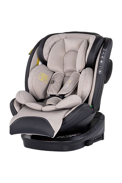 Chipolino Car seat with Isofix Chipolino Hypnotic I-Size 40-150 cm, rotating seat tiramisu