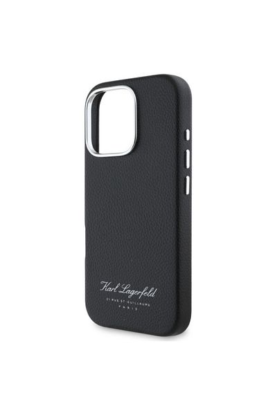 Karl Lagerfeld Iphone 16 Pro Max Case - Hardcase Leather Hotel (KLHCP16XPGWCMKHK) - Rsg