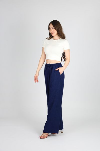 allwear Sofia Linen High Waist Loose Wide Leg Pants for Women – Breathable Natural Fabric, Stylish and Relaxed Fit