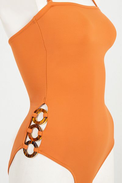 Penti Karen Strapless Orange Swimsuit