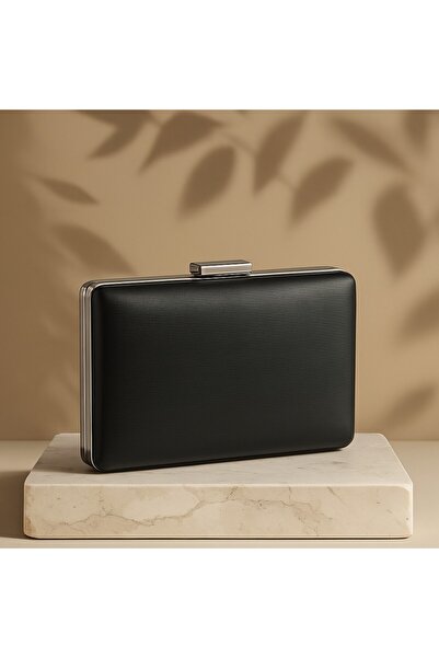 NUR KARACA 25Y275 KASALI KUTU ABİYE EL ÇANTASI KADIN