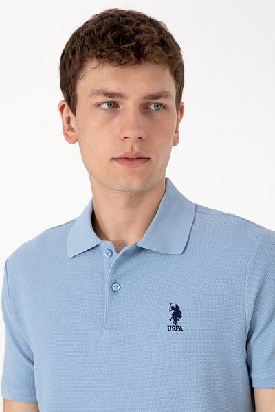 U.S. Polo Assn. S.U.A. Polo Assn. Tricou pentru bărbați cu gât polo cu croiala normală