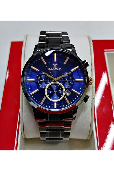 Raymond Custom Color Steel Men's Wrist Watch