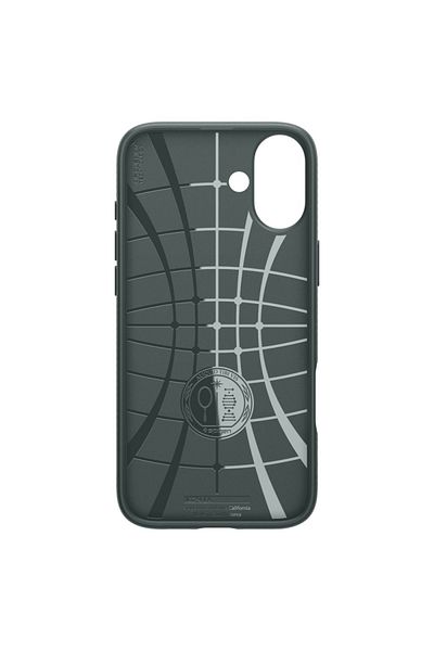 Spigen IPhone 16 Case - Spigen Liquid Air - Abyss Green
