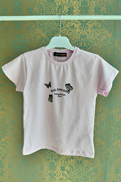 DPARİS Дівчача футболка з принтом метелика