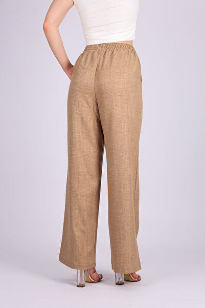 allwear Sofia Linen High Waist Loose Wide Leg Pants for Women – Breathable Natural Fabric, Stylish and Relaxed Fit