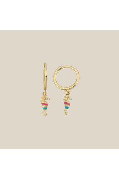 ALTINTAŞ KUYUMCULUK Mini Denizatı Altın Küpe