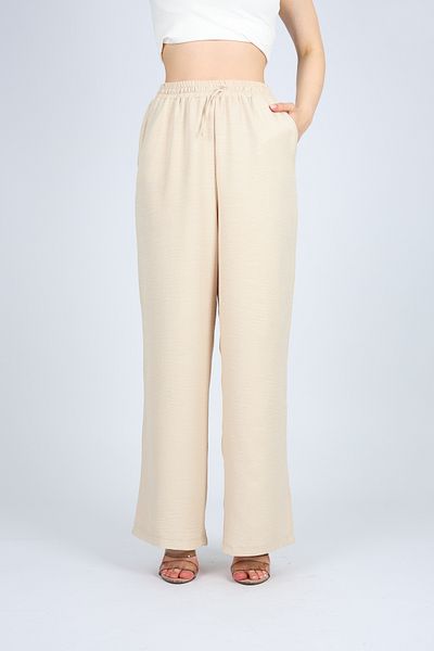 allwear Sofia Linen High Waist Loose Wide Leg Pants for Women – Breathable Natural Fabric, Stylish and Relaxed Fit