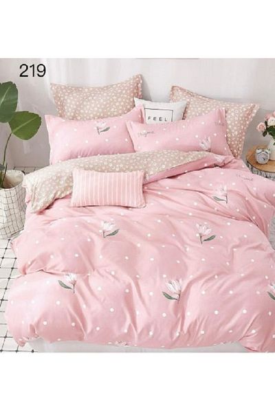 OEM 6-piece cotton linen set FINET, for double bed, Bed sheet 220 x 240 cm