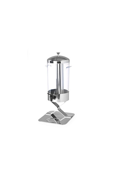 HENDI Dispenser profesional pentru suc 5 litri, sistem racire cu cuburi gheata, corp inox, cuva policarbo