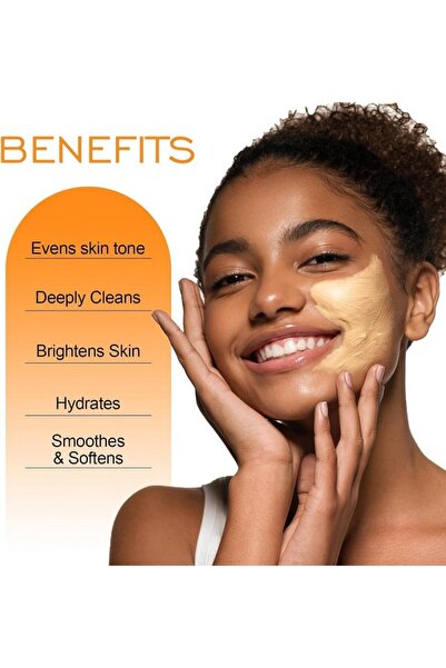 ZealSea Clay mask with turmeric and vitamin C for blackheads and pores, 120 g, ZealSea