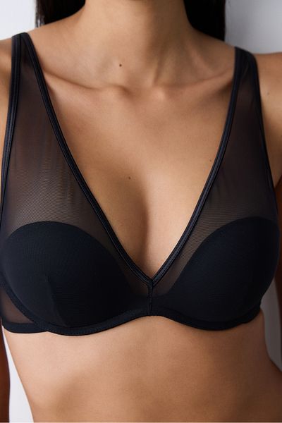 Penti Μαύρο σουτιέν Bella Push Up