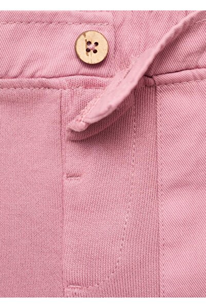 MANGO Baby Pamuklu bermuda şort