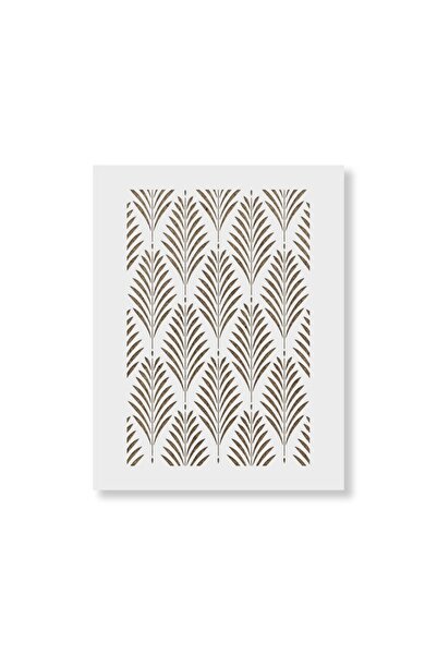 OEM Sablon Perete vopsire, tencuiala 900x600x0.7mm Fern Refolosibil, model MX...