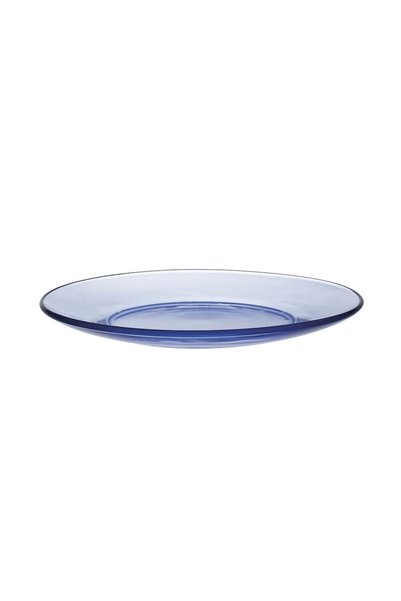 HENDI Farfurie plată Lys Marine din sticlă, Duralex, set 1 buc., ø190 x 20 mm