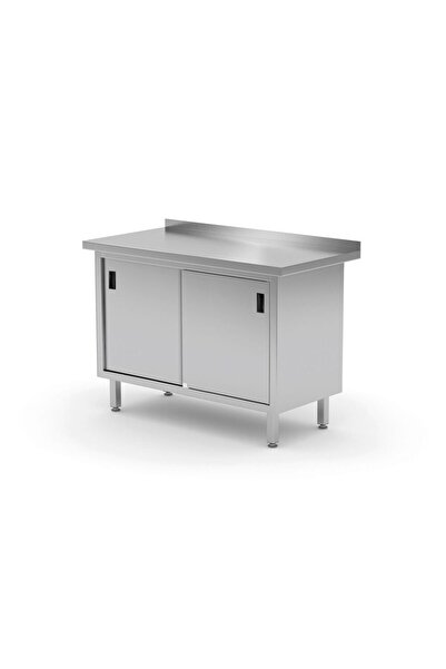 HENDI Masa de lucru tip dulap cu usi glisante ,Hendi, Profi Line, 1400x600x(H...