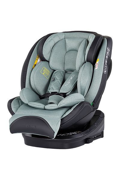 Chipolino Car seat with Isofix Chipolino Hypnotic I-Size 40-150 cm, basil rotating seat