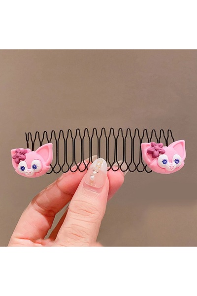 synshop Linabell Pembe Tikli Gizli Yaylı Tarak Küçük Saç Toplayıcı Tel Toka H...