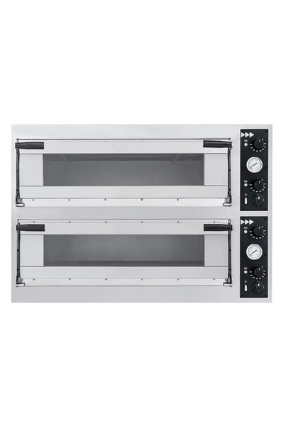HENDI Cuptor de pizza cu 4 tăvi, din sticlă, Prismafood, 400V/13800 W, 1100 x...