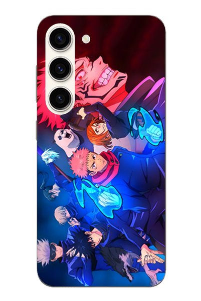 TechTree Jujutsu Kaisen Transparent Silicone Case Compatible with Samsung Gal...