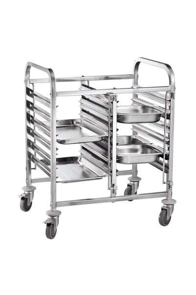 HENDI Carucior mobil dublu - 12 x GN 1/1 HENDI, 810x610x(H)960mm