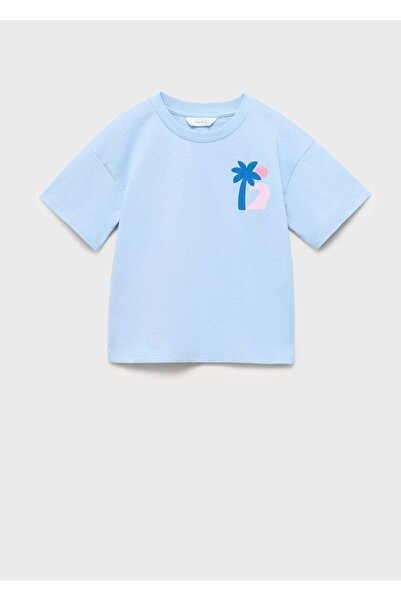 MANGO Baby Palmiye baskılı tişört