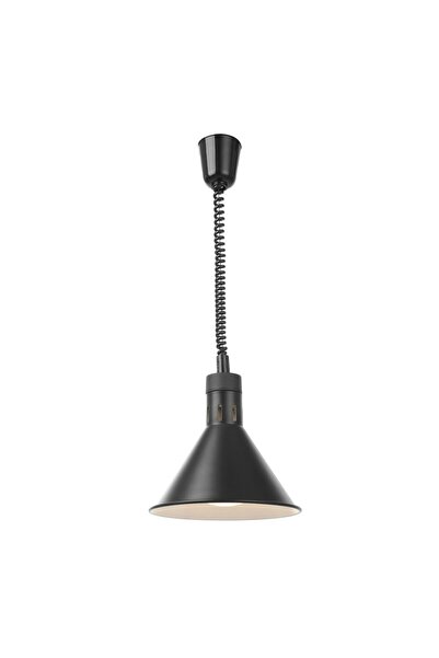HENDI Lampa de caldura conica, neagra ø275x(H)250 mm, 230V, 250W