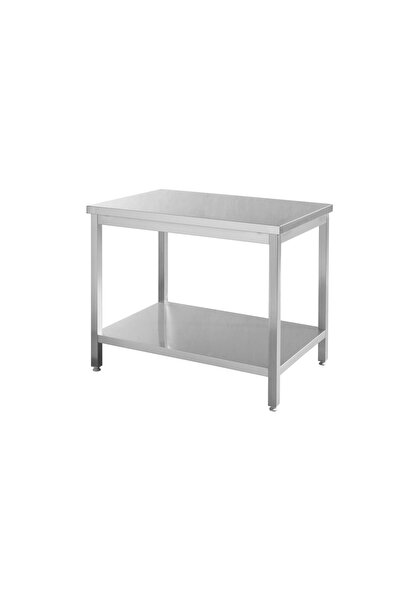 HENDI Masa de lucru cu polita, inox AISI 430, Hendi, 1400x700x(H)850 mm, blat...