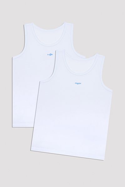 Penti Boy's Shark Multicolored 2-Piece Undershirt