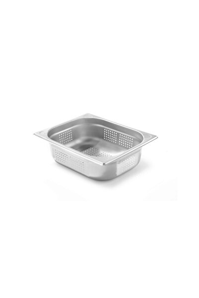 HENDI Tava Hendi perforata Gastronorm GN 1/2 65 mm 3.6 lt - gama Kitchen Line, otel inoxidabil