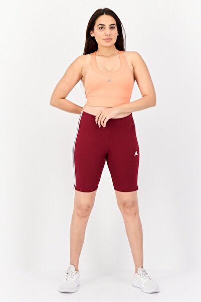 adidas Women Sportswear Fit Training Shorts, Maroon