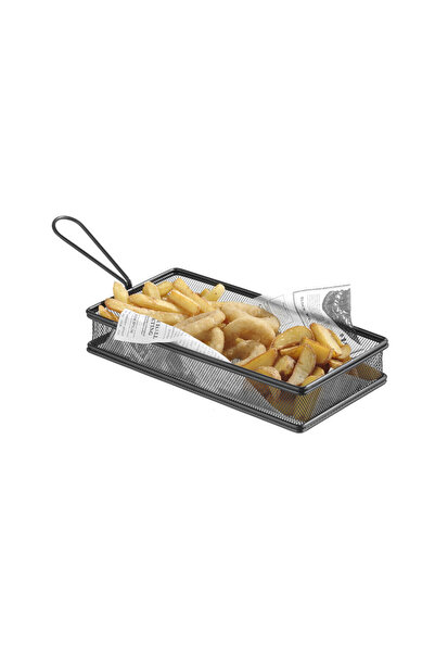 HENDI Cos servire tip mini-fry, pentru servire snacks , cartofi prajiti, inox...