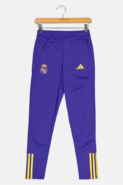 adidas Kids Girl Drawstring Brand Logo Training Track Pants, Purple