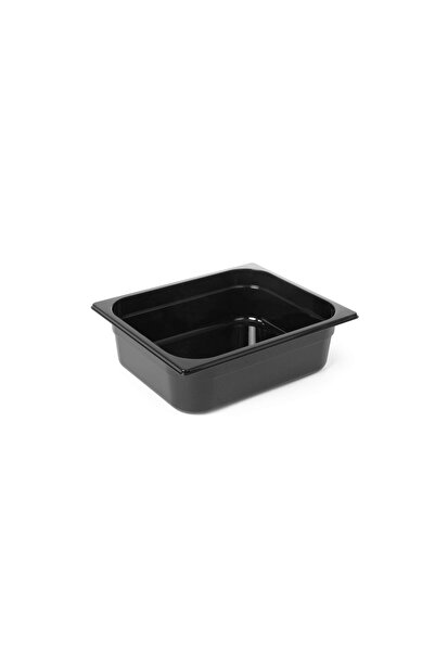 HENDI Tava profesionala Gastronorm 1/2 policarbonat negru 9.5L 325x265x(H)150...