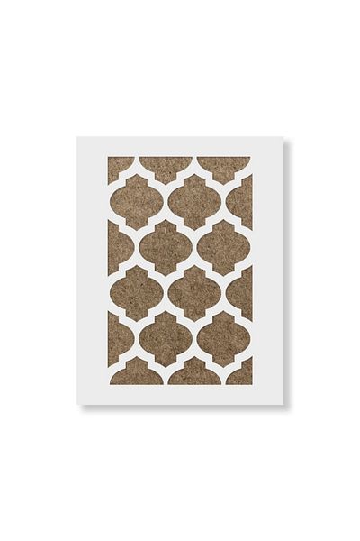 OEM Sablon Perete vopsire, tencuiala 900x600x0.7mm Moroccan Fill Refolosibil, model MXSP7098
