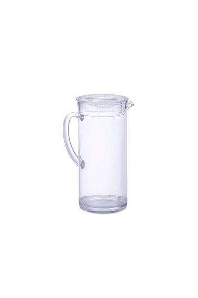HENDI Hendi juice jug, with lid, transparent SAN plastic, 2 l, 12x25 cm