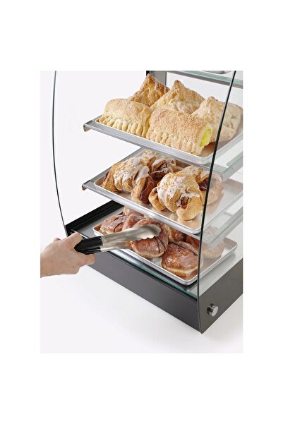 HENDI Vitrina neutra de prezentare profesionala Hendi 75 L, 3 rafturi reglabi...