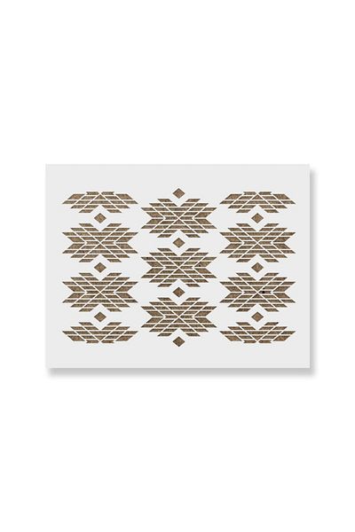 OEM Sablon Perete vopsire, tencuiala 900x600x0.7mm Navajo Refolosibil, model MXSP7090